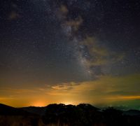 milky way on roan mtn august 15 