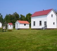 buildings at raspberry light