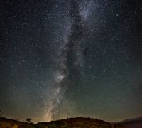 milky way over graveyard fields in the fall october 08 